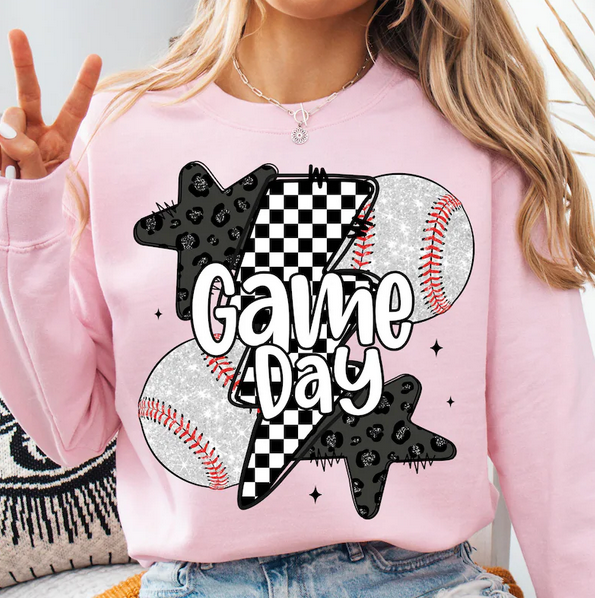 Baseball Game Day (Stars)