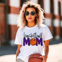 Basketball Mom (Team Go Basketball Mom)(Navy)