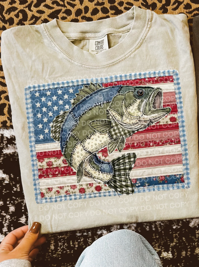 Bass American Flag Flower