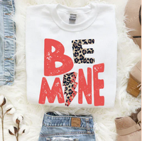 Be Mine Distressed Lighting Bolt