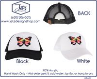 Bright Abstract Butterfly C.C. Trucker Ball Cap
