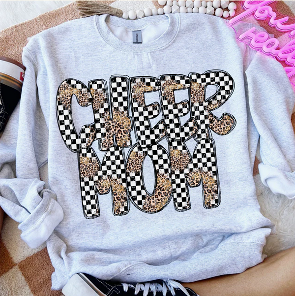 Cheer Mom (Checkered Leopard)