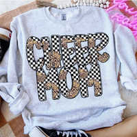Cheer Mom (Checkered Leopard)