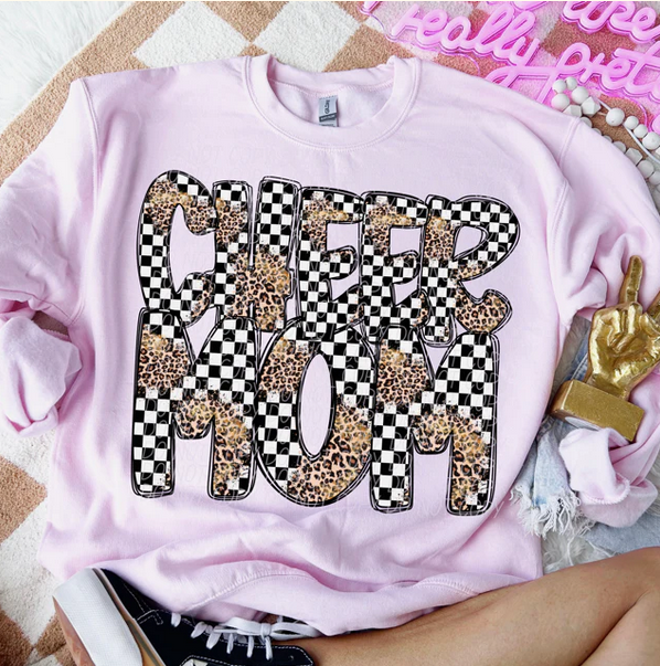 Cheer Mom (Checkered Leopard)