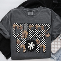 Cheer Mom Poms (Checkered Leopard)
