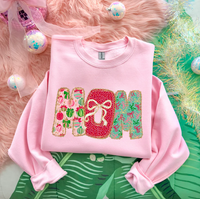 Christmas Bow Lace Collection - Mom