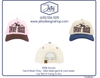 Cowboy Obsessed C.C. Puff Embroidered Trucker Hat
