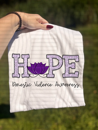 DV Awareness Flowers