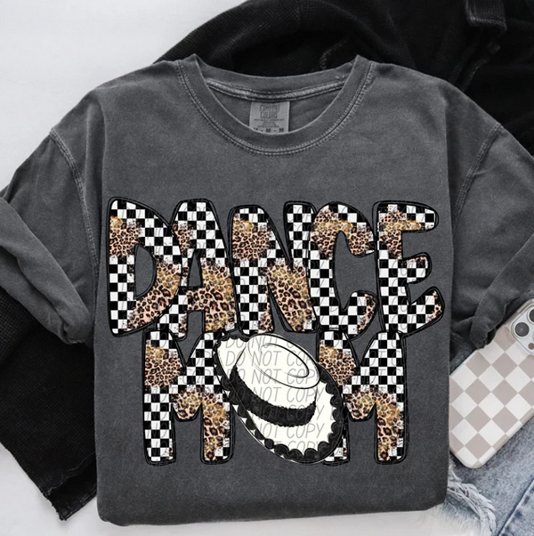 Dance Mom Hat (Checkered Leopard)