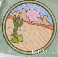 Desert Faux Patch (Full Front or Left Chest)