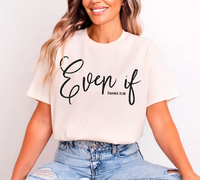 Even If (Daniel 3:18) (Black)