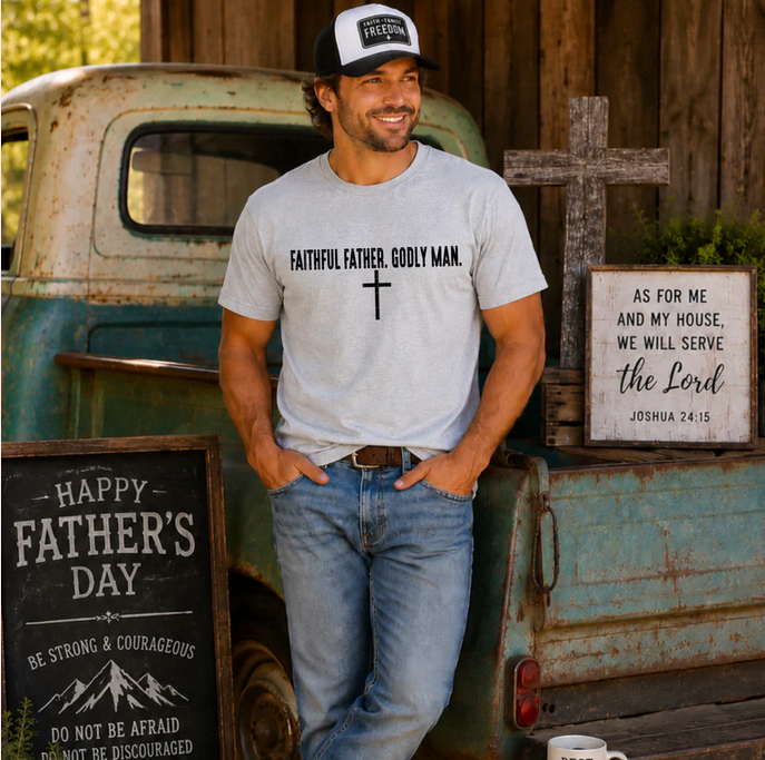 Faithful Father Godly Man (Black)
