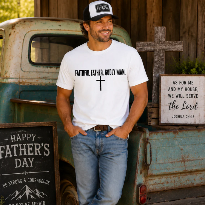 Faithful Father Godly Man (Black)