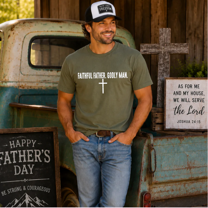 Faithful Father Godly Man (White)