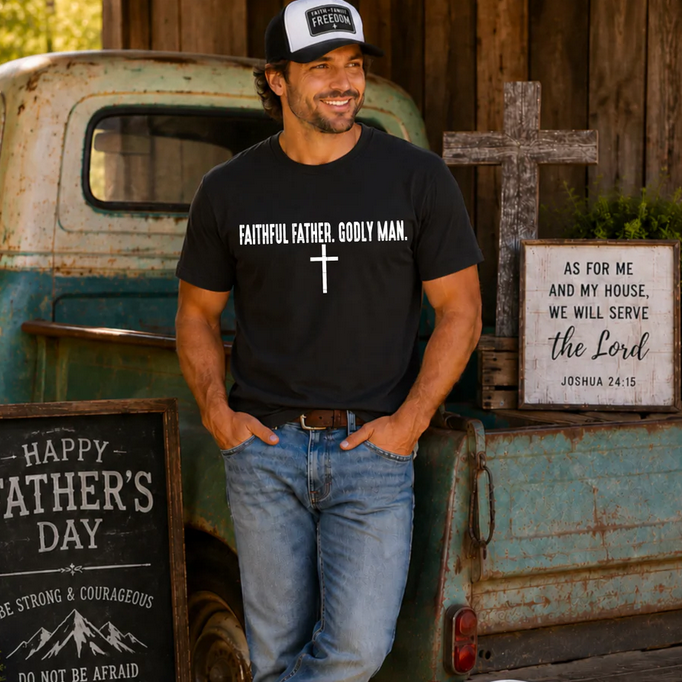 Faithful Father Godly Man (White)