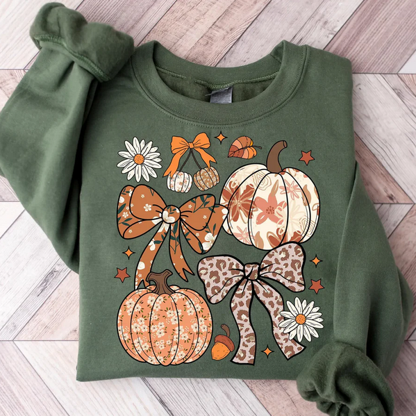 Fall Coquette Pumpkin