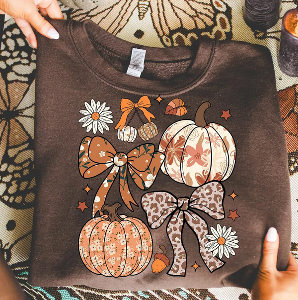 Fall Coquette Pumpkin