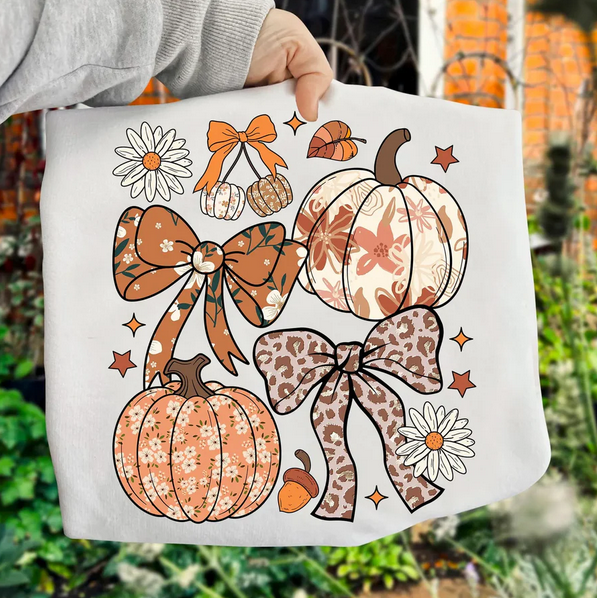 Fall Coquette Pumpkin