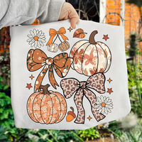 Fall Coquette Pumpkin