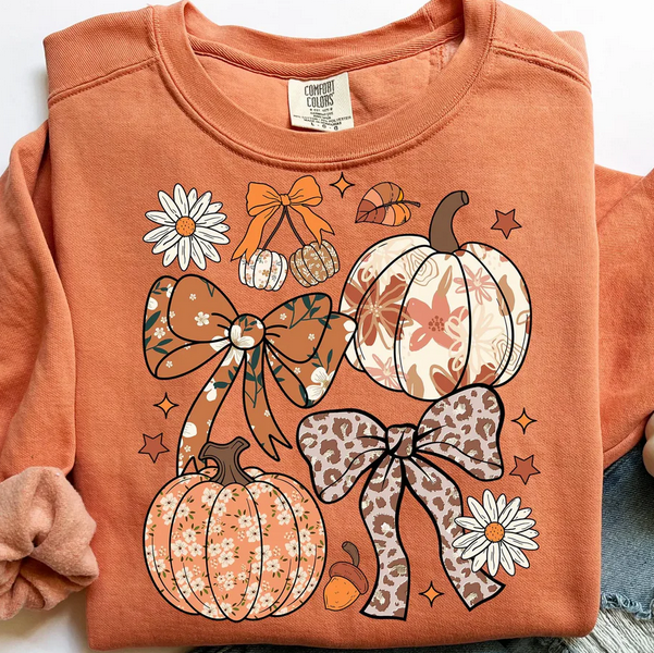 Fall Coquette Pumpkin