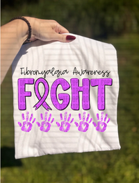 Fibromyalgia Arthritis Awareness Ribbon-Fight