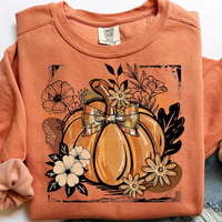 Floral Fall Pumpkin