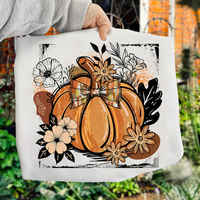 Floral Fall Pumpkin