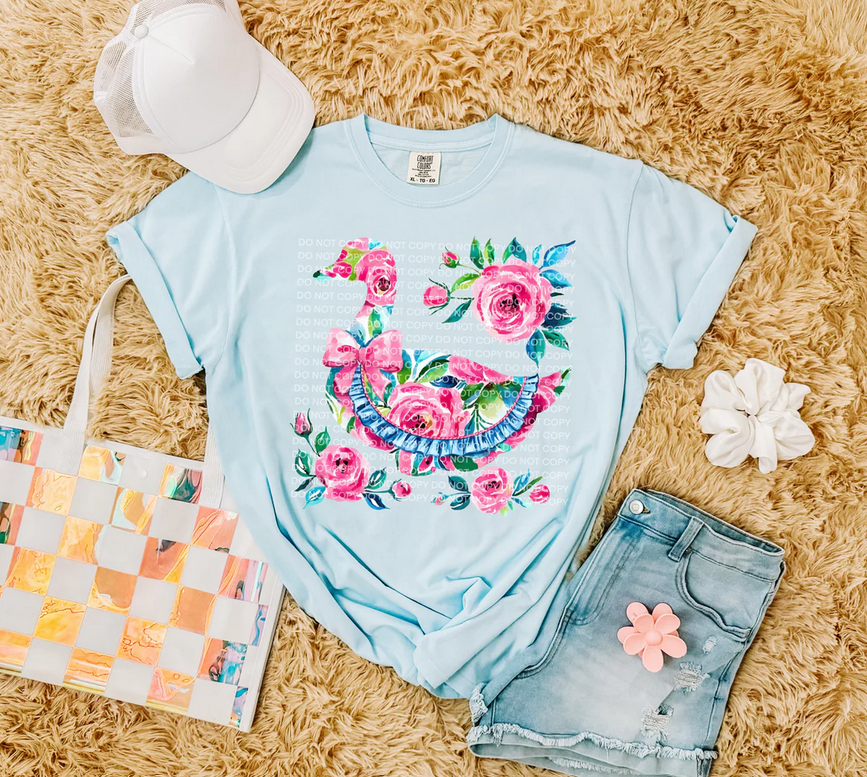 Floral Goose