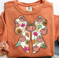 Pumpkin Coquette Bow