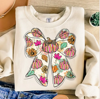 Pumpkin Coquette Bow