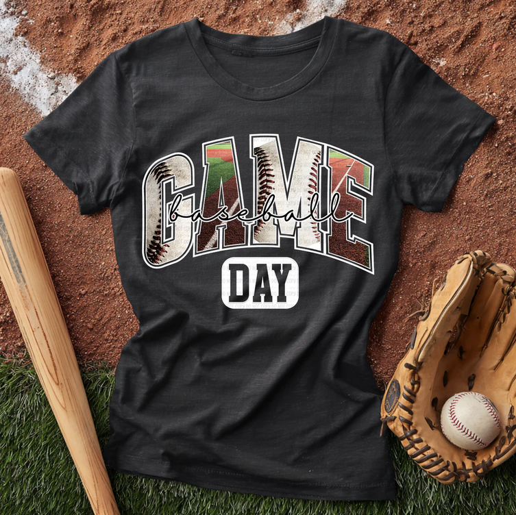 Game Day Baseball (White)