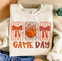 Game Day Basketball-Bows