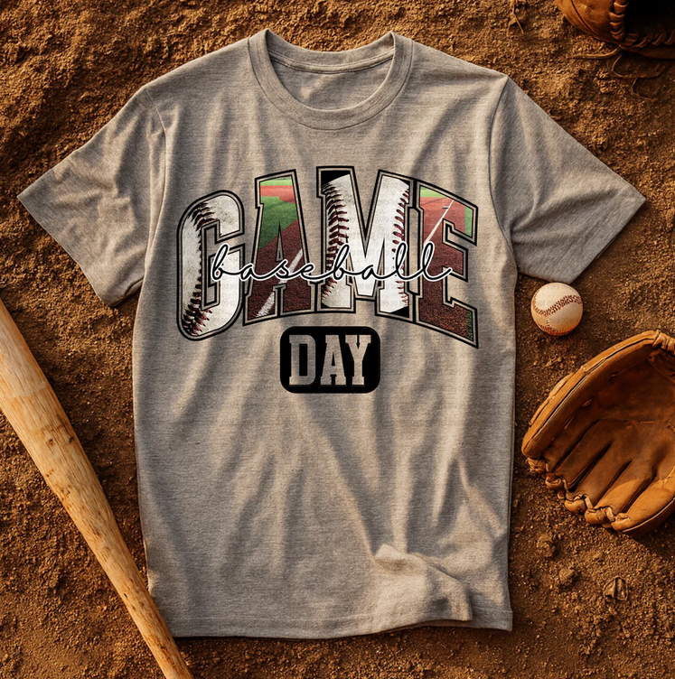Game Day Baseball (Black)