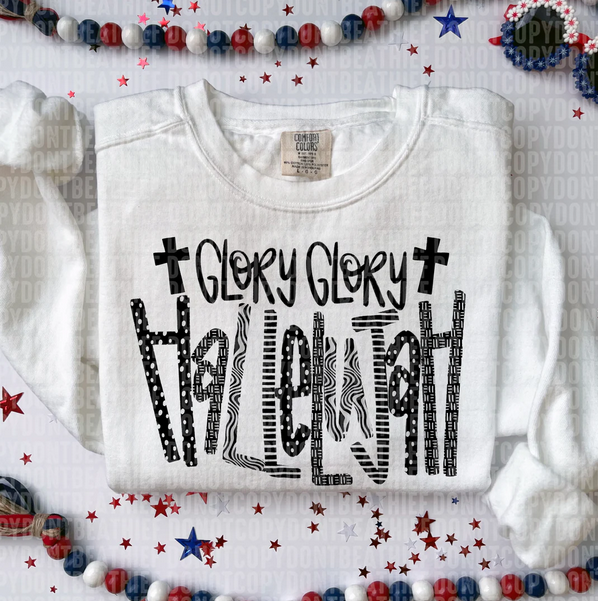 Glory Glory (Hallelujah)-(Black)