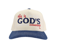 God's Country C.C. Embroidered Trucker Hat