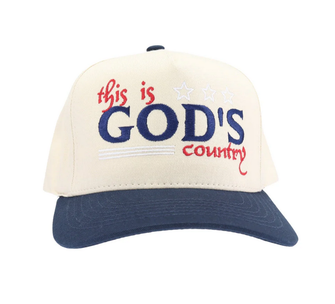God's Country C.C. Embroidered Trucker Hat
