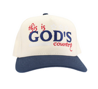 God's Country C.C. Embroidered Trucker Hat