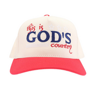 God's Country C.C. Embroidered Trucker Hat