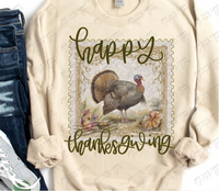 Happy Thanksgiving Stamp (Turkey)