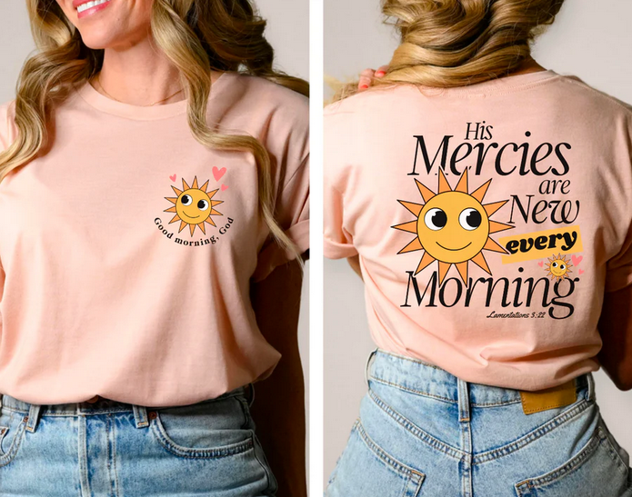 His Mercies are New Every Morning Lamentations 3:22 (SET)