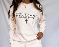 In The Waiting God Is Working (Black)