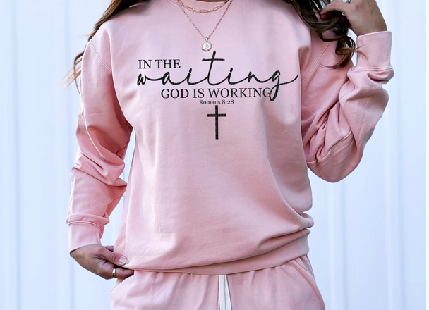 In The Waiting God Is Working (Black)