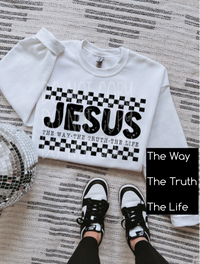 Jesus The Way The Truth The Life (Checkered)