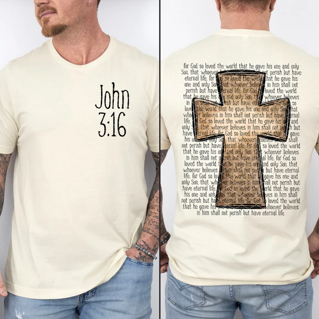 John 3:16 (Black) (SET)