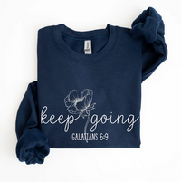 Keep Going Galatians 6:9 (White)
