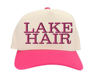 Lake Hair C.C. Embroidered Trucker Hat