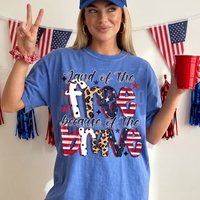 Land Of The Free Because Of The Brave