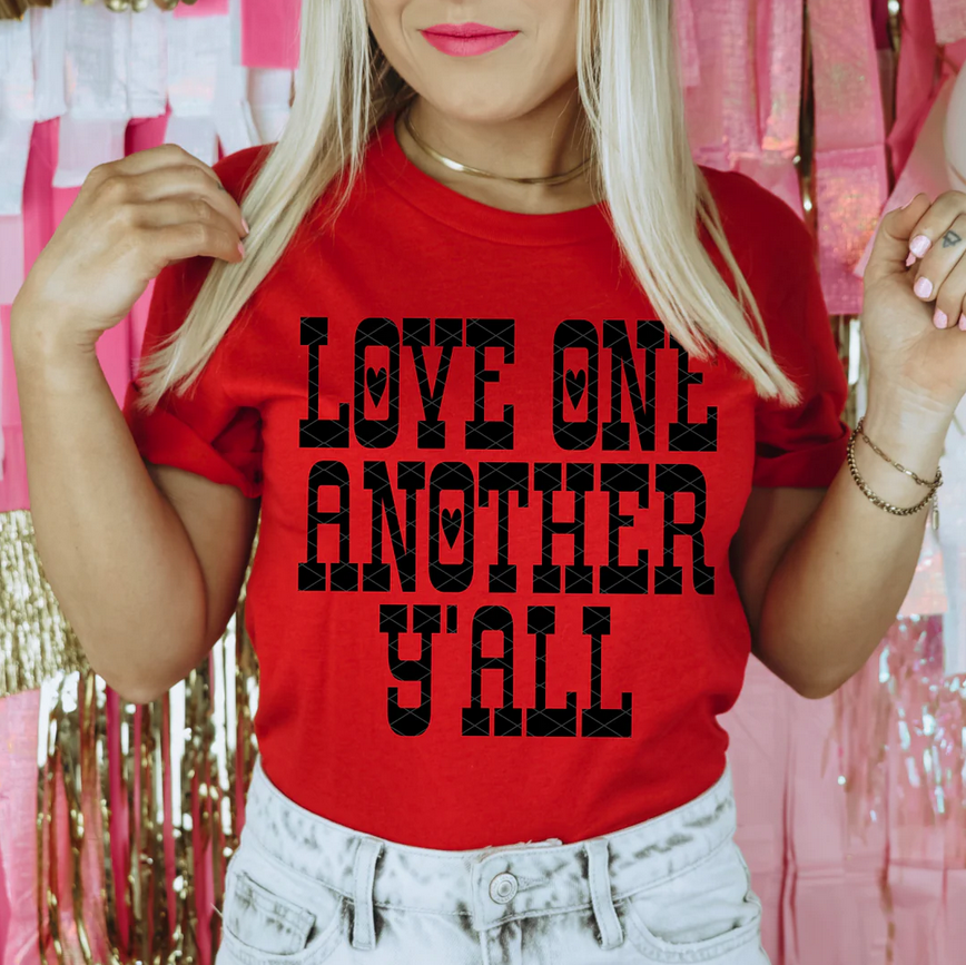 Love One Another Y'all (Black)