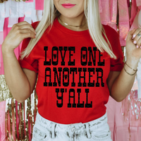 Love One Another Y'all (Black)