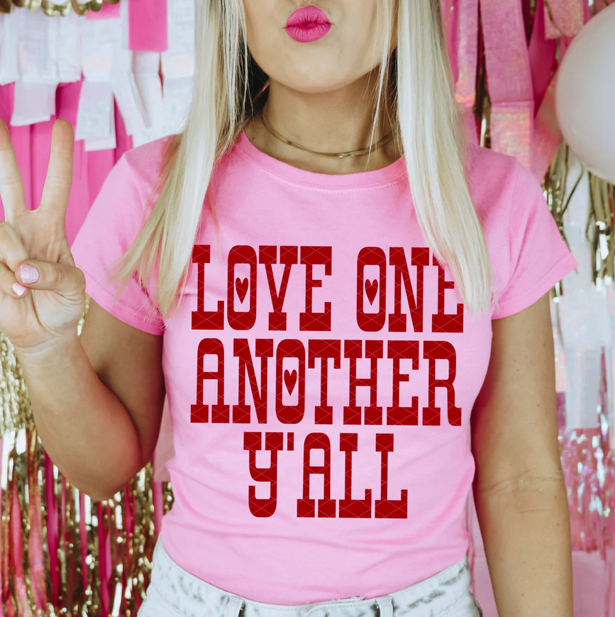 Love One Another Y'all (Red)